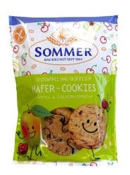 Biscuit Avoine Sans Gluten Au Beurre Cerises Aigres Et Morceaux De Pomme 1 Kg (8 x 125g)