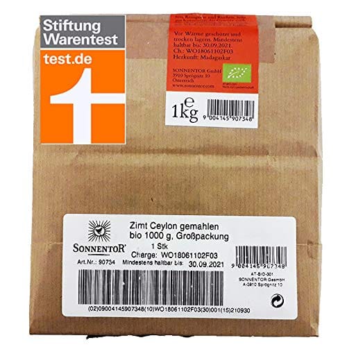 Cannelle Ceylan Bio En Poudre 1 Kg Sonnentor | Sans Coumarine – Image 3