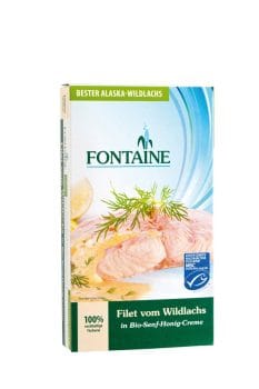 Filet De Saumon Sauvage Bio À La Crème De Miel Et Moutarde 120g