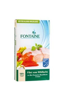 Conserve Filet Saumon Sauvage Bio À La Crème De Tomates Et Basilic 200g