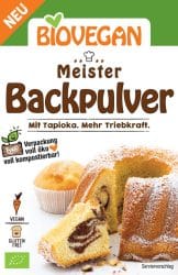 Poudre A Lever Sans Gluten Bio 816g (16 sachets De 3x17g) Compostable Biovegan