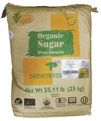 Sucre De Canne Brut Bio Fin En Vrac 25 Kg Naturata