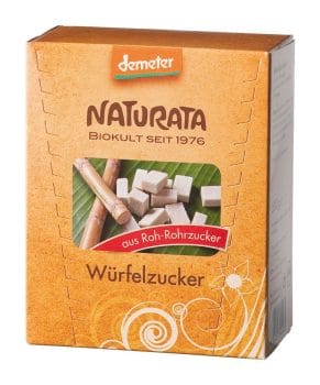 Sucre De Canne Bio Brut En Cubes 5kg (10 x 500g) Naturata