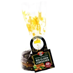 Assortiment de 3 pains d'epices alsacien Elisen bio de Nuremberg – 2 enrobés de chocolat, 1 naturel, riches en amandes et noisettes, parfaits pour Noël