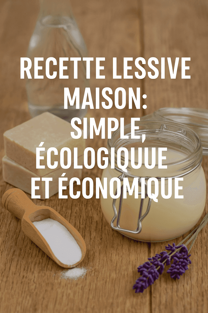 Recette lessive maison avec savon de Marseille, bicarbonate et huiles essentielles